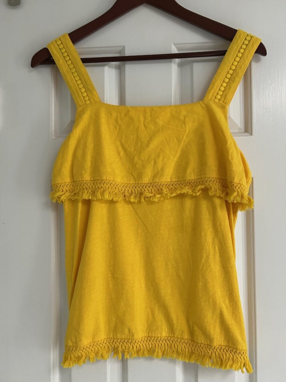 Yellow Summer top J.Crew